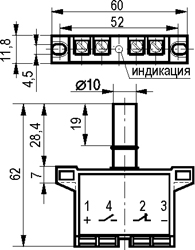 Габариты ISB T21P-32N-2-LZ